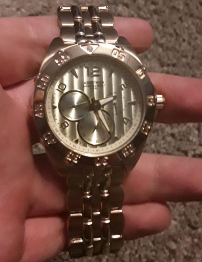 Armatron gold watch